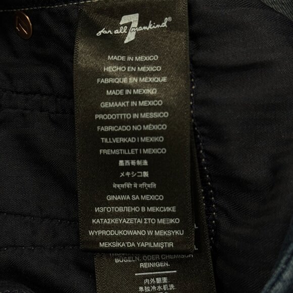 7 For All Mankind B(Air) Kimmie Form Fitted Bootcut Blue Jeans Womens 27 NWT - Picture 12 of 15